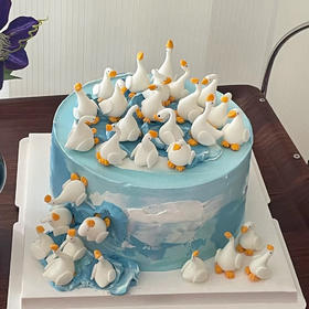 【三十“鹅”已蛋糕】-生日蛋糕/创意蛋糕