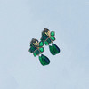 北京仓｜Gripoix Paris-Tropical Flower-帝王绿 花朵 耳环［法国设计师］ 商品缩略图6