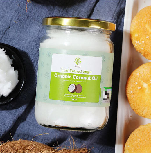 斯里兰卡原装进口有机初榨食用椰子油 椰子奇迹500ml椰油护发护肤 商品图4