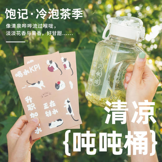 【冷泡专区赠品】冷泡吨吨桶1L+贴纸 商品图0