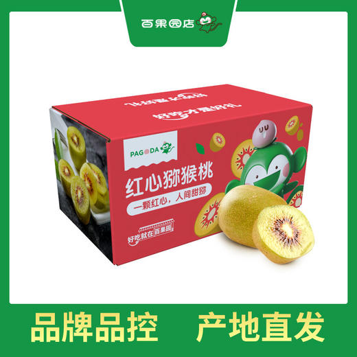 百果园 红心猕猴桃12粒装（特大果，单果90g-110g） 商品图6