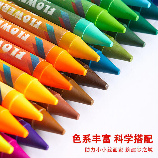 花芽FM600188可水洗蜡笔48色
 Washable crayons 48color 商品图6