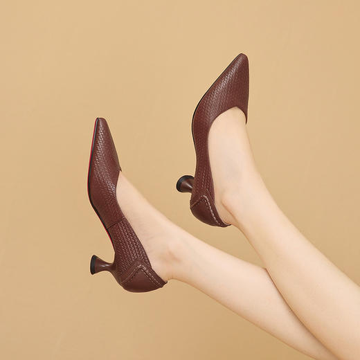 时尚百搭，纯色高跟鞋GLS684 商品图3