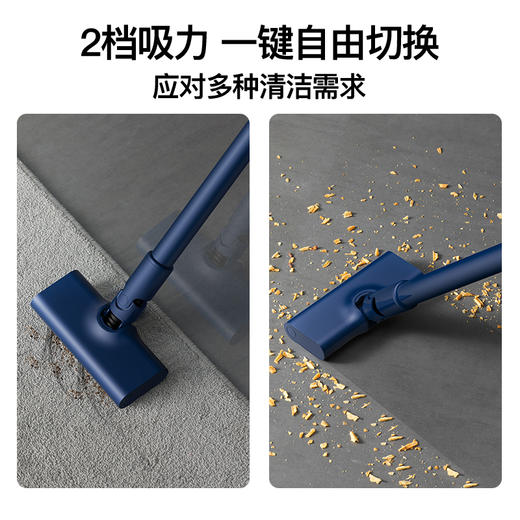 德尔玛吸尘器家用小型手持式大吸力除螨猫毛地毯吸尘机强力大功率DX1000 商品图2