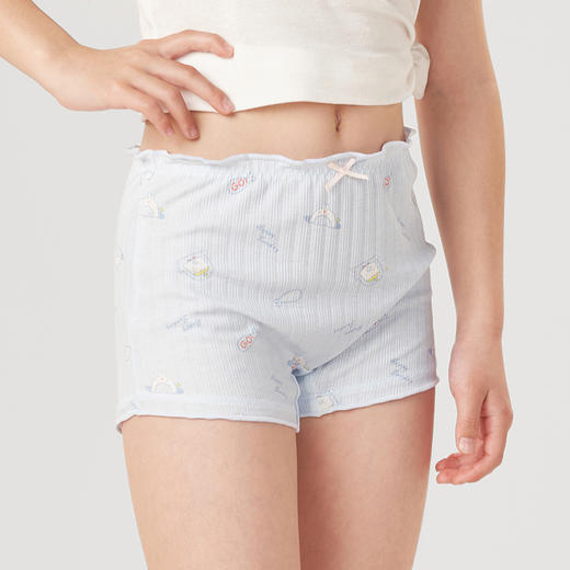 都市丽人眯雅佳基础系列人棉螺纹女童平角内裤儿童内裤JK3209 商品图0