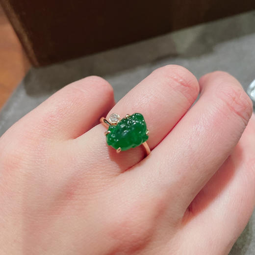 【招财】金蟾满绿戒-JZ12208031 商品图5