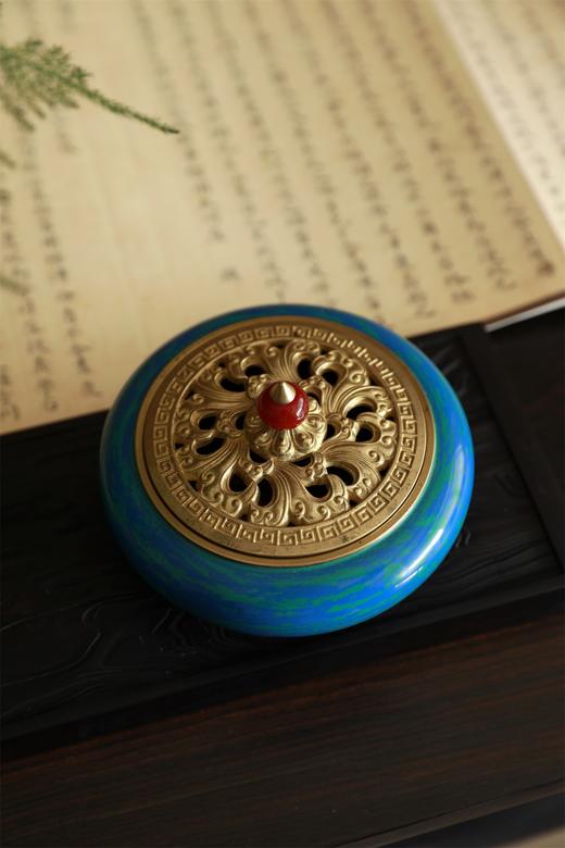 大漆香炉蓝 商品图1