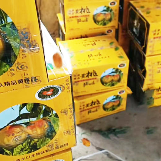 （助农）锦绣黄桃带箱10斤18枚装/24枚装 商品图6