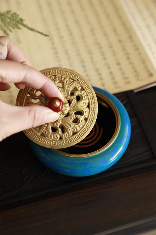 大漆香炉蓝 商品图2