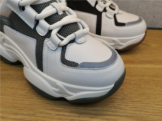 豪行春季新款21178991真皮时尚休闲低跟女鞋单鞋网鞋专柜正品 商品图3