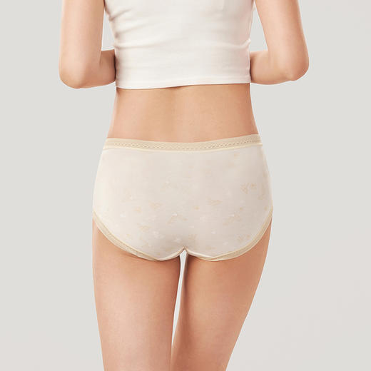 都市丽人健康系列莫代尔木代尔系列中腰平角女士内裤LK35K9 商品图4