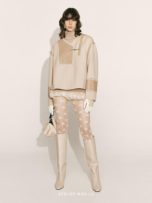 【奇幻魔方】短绒压纹环保皮草造型多变小包23ZB10B 商品图4