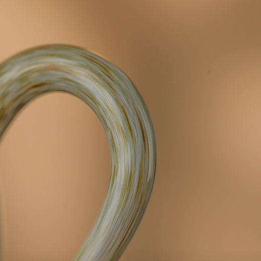 禾器凤仪·怡然茶海 手工公道杯高档耐热防烫玻璃分茶器具碧彩栗彩 商品图2