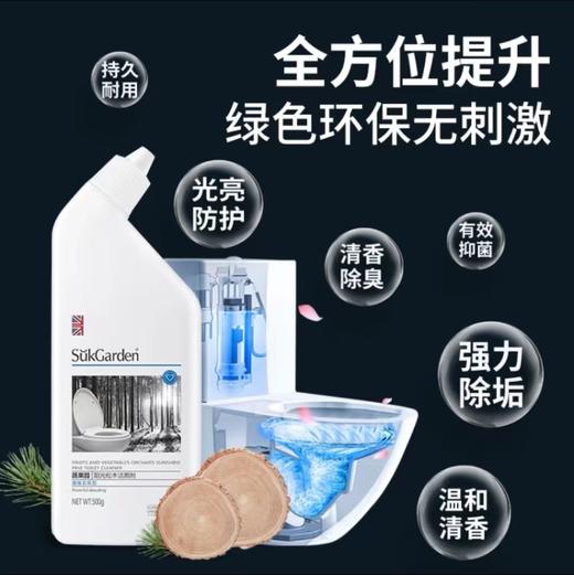 蔬果园洁厕灵除垢马桶清洗剂官方旗舰店强力去渍洗厕所清洁液神器500g*3瓶/箱 商品图6