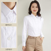 【60长绒棉】罗蒙女式长袖衬衫四季百搭商务休闲基础纯色亲肤衬衣女 商品缩略图3
