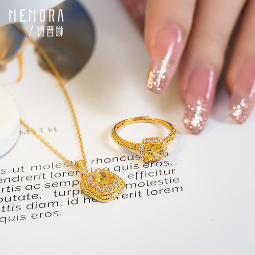 【积分抵值】闪耀方糖戒指，颜值珠峰，可调节活口黄金足金戒指送女朋友生日礼物MEMORA诗普琳LRE01501、LPE02201 商品图13