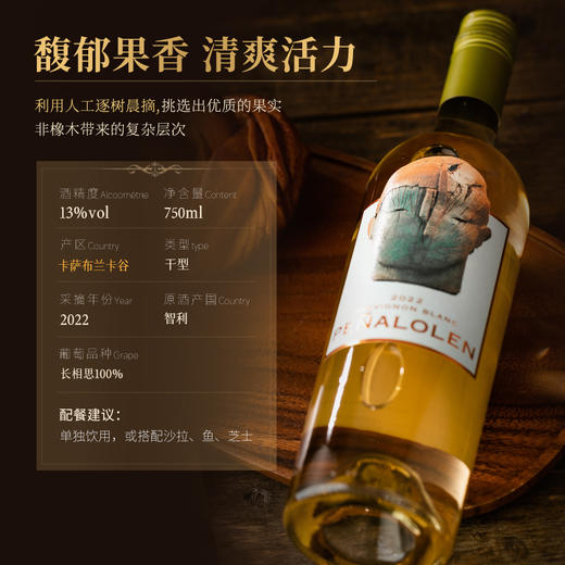 【连续6年帕克评分95+】佩络长相思干白葡萄酒 智利卡萨布兰卡产区 13%vol 商品图5