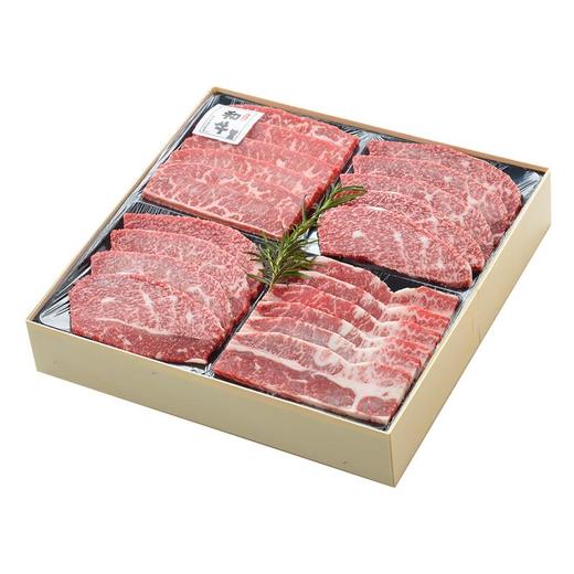 （但马屋）和牛烤肉拼盘（雪花后胸烤肉、和牛牛肋盖烤肉、和牛板腱烤肉、和牛上脑盖烤肉各90g 商品图1