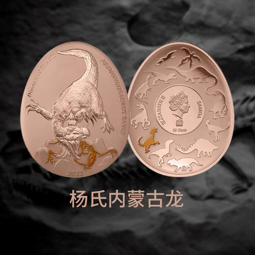 【新发行】2023年亚洲恐龙系列异形精制铜币（9-12组） 商品图1