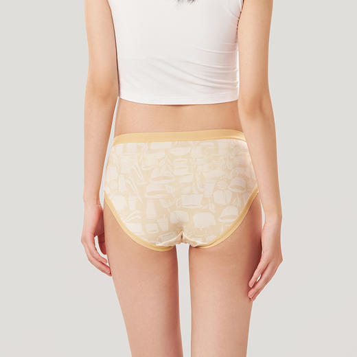 都市丽人健康系列莫代尔木代尔系列中腰平角女士内裤LK35K1 商品图3