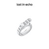 lost in echo绳结游戏系列II设计感轻奢小众珐琅扣带镶嵌锆石戒指 商品缩略图1