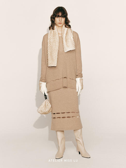 【奇幻魔方】短绒压纹环保皮草造型多变小包23ZB10B 商品图0