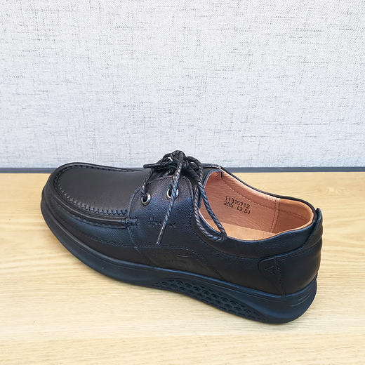 豪行新品秋款11315912商务休闲皮鞋真皮厚底防滑耐磨男单鞋 商品图4