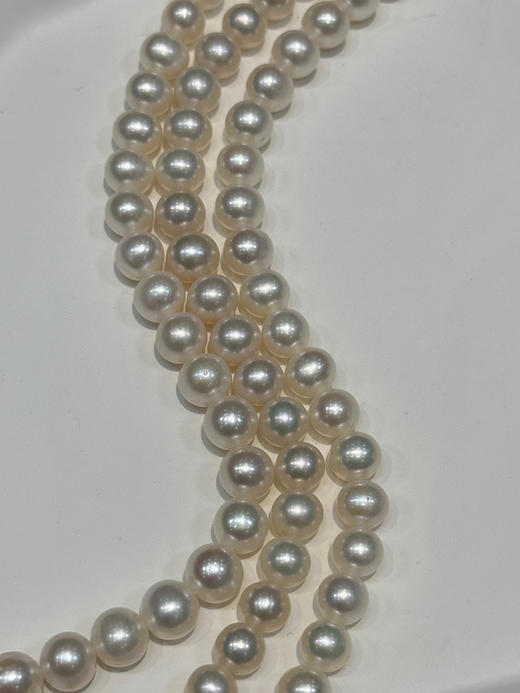 811-9 后无来着 黄金点位8-8.5正圆强光微瑕 珍珠手链 经典 四季皆宜 商品图14