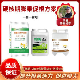 硬核期膨果促根方案  一套一亩地