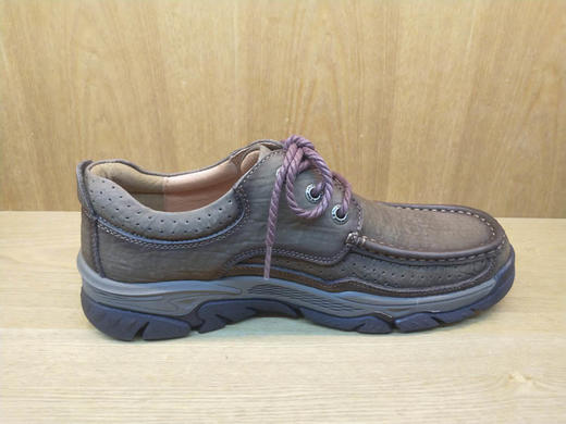 豪行休闲皮鞋系带男单鞋11311778户外防滑运动鞋 商品图2