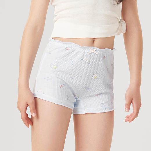 都市丽人眯雅佳基础系列人棉螺纹女童平角内裤儿童内裤JK3209 商品图1