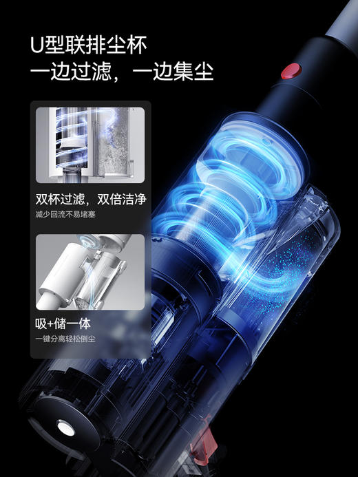 德尔玛无线吸尘器家用手持地毯神器小型大吸力吸尘机除螨多用强力VC90 商品图5