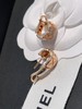 Ch@nel Coco crush系列菱格纹耳环，18K真金厚金，重工打造！菱格线条的棱角感与zp一致顽美视觉效果。 商品缩略图5