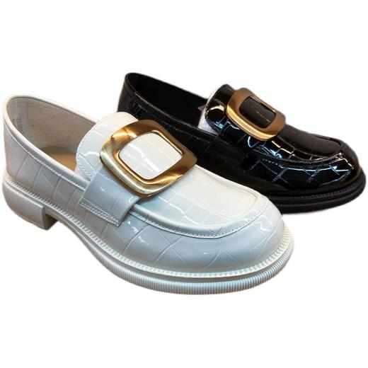 22101011豪行春季新品时尚休闲真皮英伦女鞋乐福鞋专柜正品 商品图4