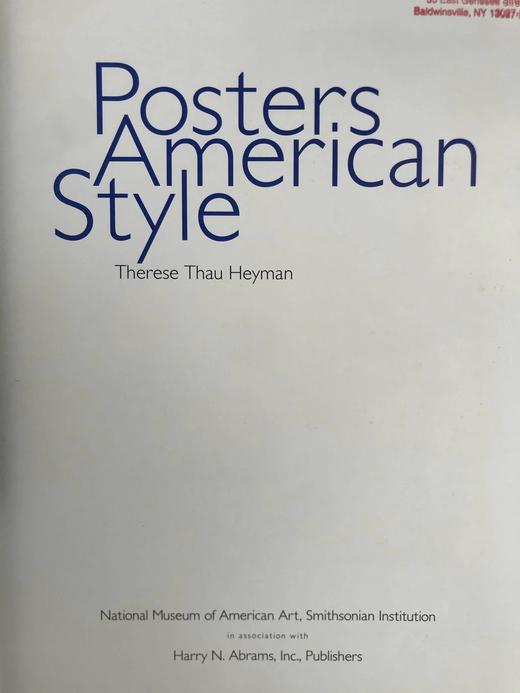 美国风格：招贴画、海报图集 141幅彩色插图 精装16开 商品图3