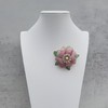 订购6个月到｜Gripoix Paris-Vintage-Flower Pearl-复古 琉璃 琉璃珍珠 胸针（粉色）（胸针/项链两用）［法国设计师］ 商品缩略图2