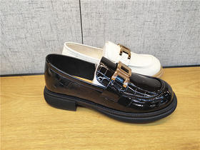 豪行春季新款22101501真皮时尚休闲低跟女鞋单鞋皮鞋专柜正品