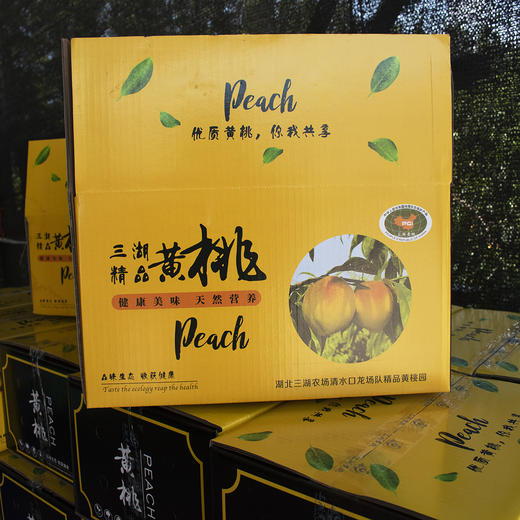 （助农）锦绣黄桃带箱10斤18枚装/24枚装 商品图3