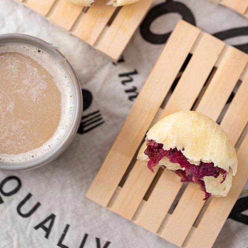 素悦生活玫瑰鲜花饼