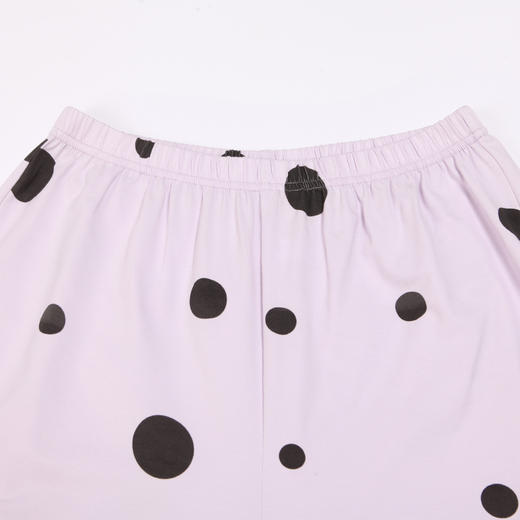 都市丽人生活家居女士睡衣26支CVC单面棉质薄款长袖长裤类家居服套装新年本命年红品LH31M5 商品图7