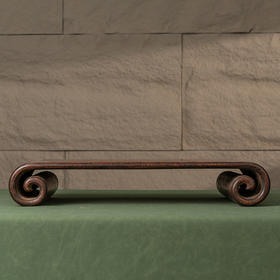 清 红木书卷几摆件