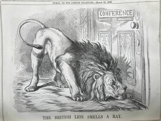 1856年 英国讽刺漫画杂志《笨拙》 数百幅插图 真皮精装16开 商品图9