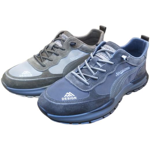 豪行真皮舒适休闲男鞋12162918时尚平底运动低跟单鞋 商品图3