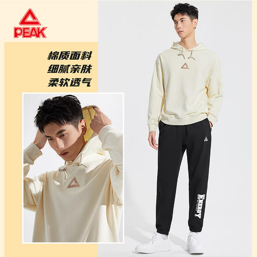 匹克2023秋季新款潮流系列男款连帽抓毛卫衣DF633550 商品图2