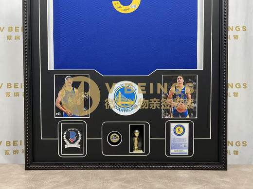 收藏系列 普尔 勇士队3号蓝色加签款 亲笔签名球衣 商品图3