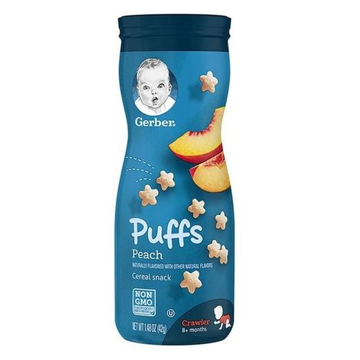 【2罐装】一般贸易进口美国嘉宝Gerber婴幼儿辅食星星泡芙 42g 商品图2