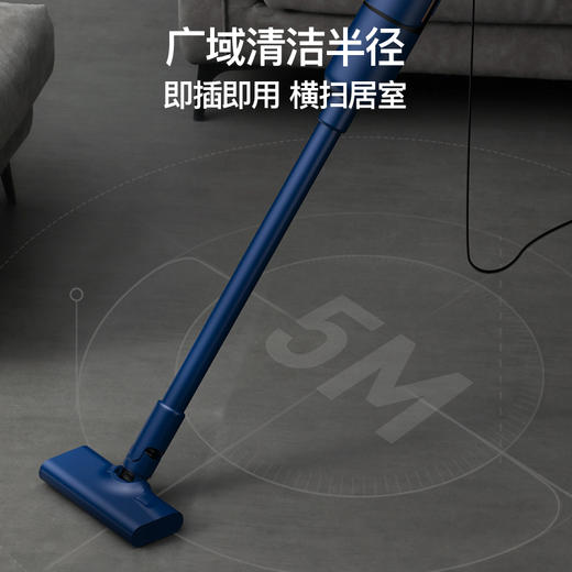 德尔玛吸尘器家用小型手持式大吸力除螨猫毛地毯吸尘机强力大功率DX1000 商品图1