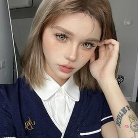 Lunarcon【欧米伽棕】年抛 妥妥的心动 猫系少女的混血大直径