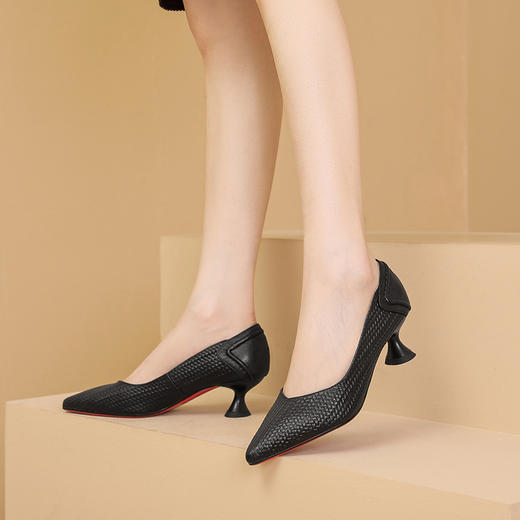 时尚百搭，纯色高跟鞋GLS684 商品图5
