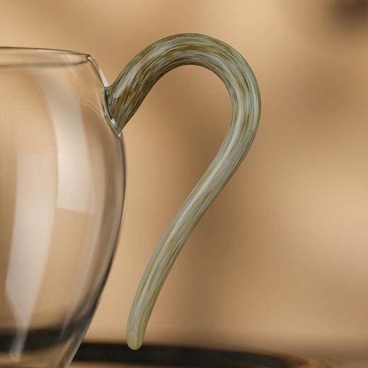 禾器凤仪·怡然茶海 手工公道杯高档耐热防烫玻璃分茶器具碧彩栗彩 商品图1